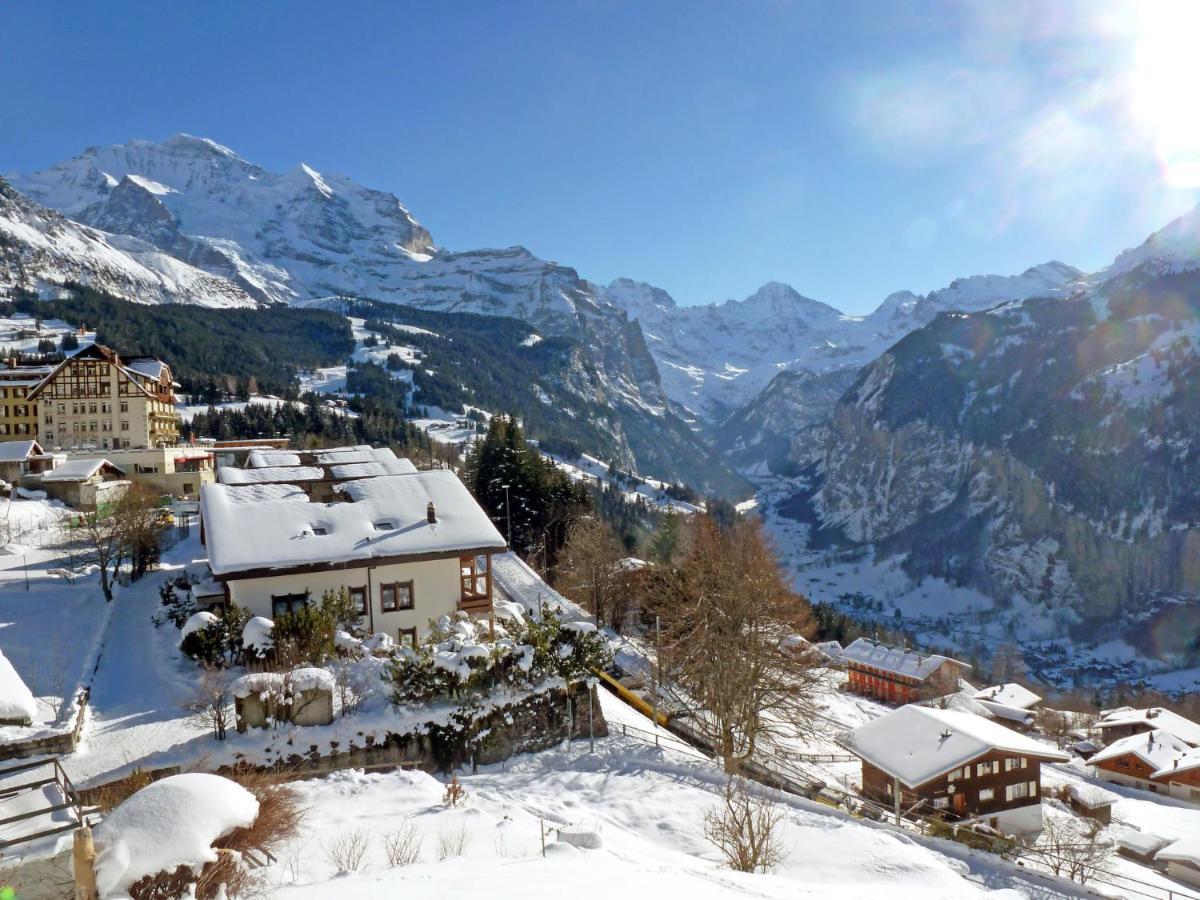 Apartment Goldenhorn Apt-F By Interhome Wengen Bagian luar foto